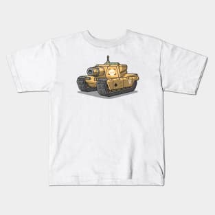 Tank Car Cartoon Vector Icon Illustration Kids T-Shirt